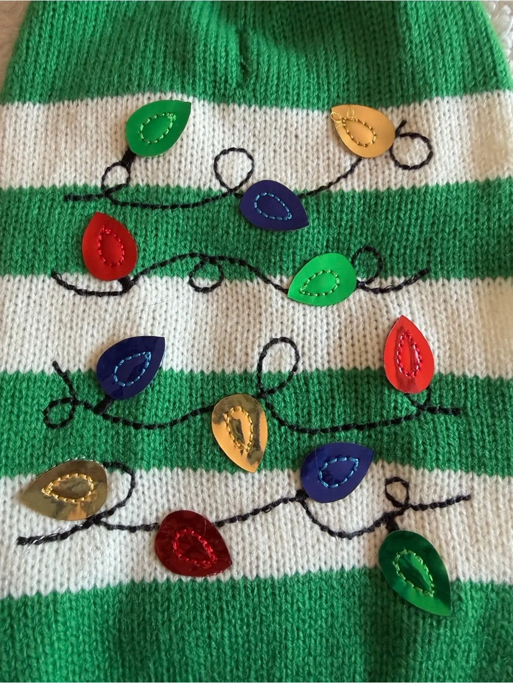 Christmas Pet Sweater for small cat or dog